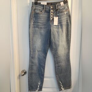 NWT Judy Blue Boyfriend Fit High Waist Denim Jeans Size 9/29